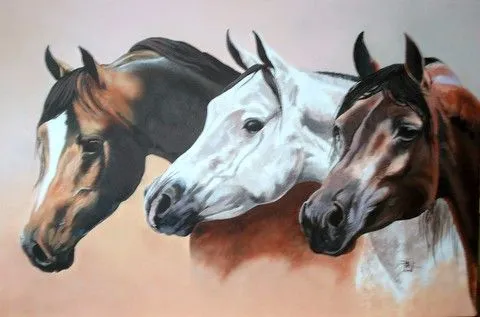 Decoyarte Vazquez. Obra: Caballos arabes
