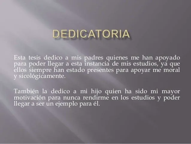 Dedicatoria y Agradecimiento