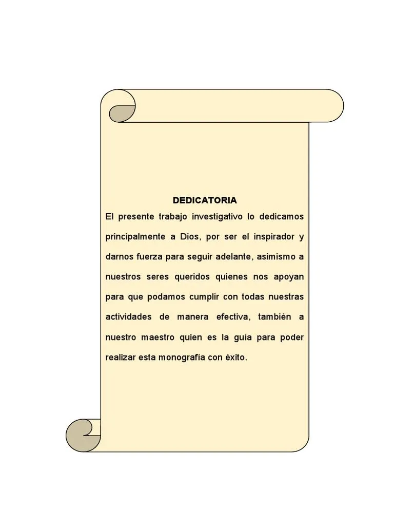 DEDICATORIA | PDF