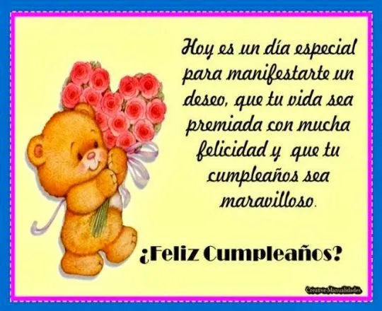 Dedicatorias de cumpleaños para usar en tarjeta de felicitacion ... Dedicatorias de cumpleaños para usar en tarjeta de felicitacion ...