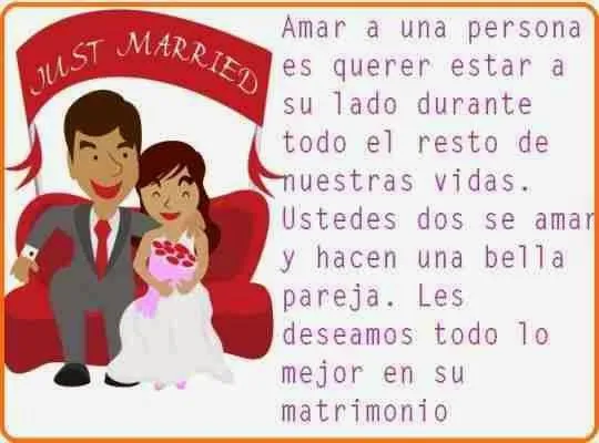 Dedicatorias para recien casados (Boda) ~ Mensajes de amor