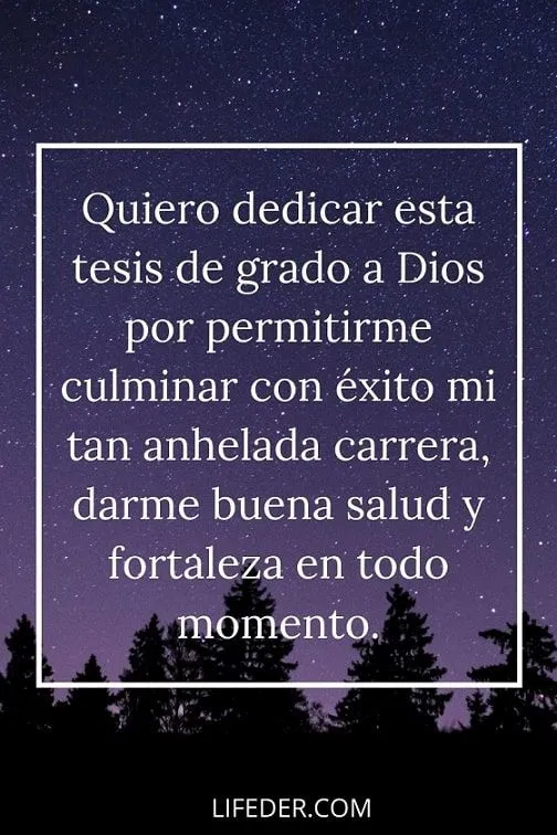 Dedicatorias para tesis: tipos y ejemplos