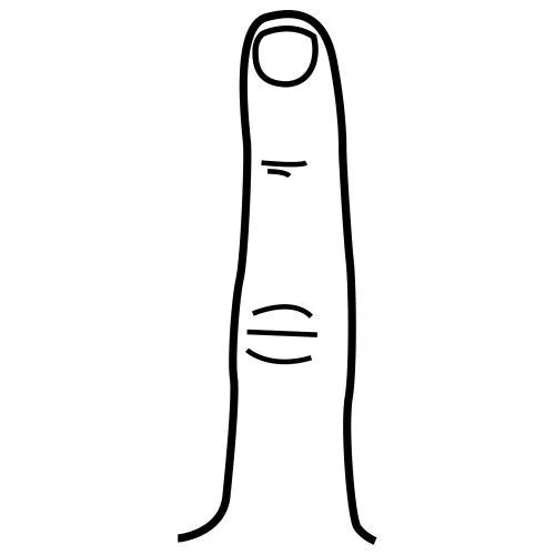 Dedo para colorear | Dibujos para Colorear Infantil Dedo para colorear | Dibujos para Colorear Infantil