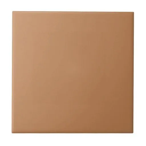 Deeper Sandy Beige Caramel Cafe Au Lait Color Small Square Tile ...