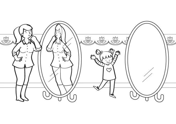 deformantes: dibujo para colorear e imprimir