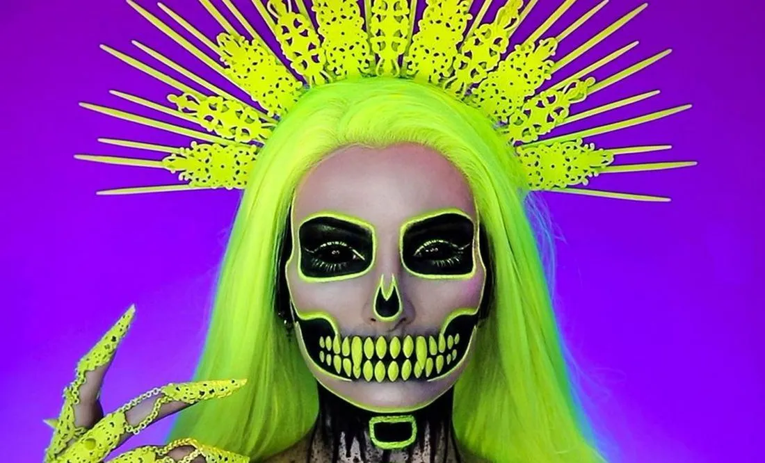 Te dejamos 5 creativos maquillajes para Halloween y Día de Muertos