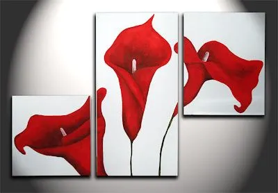Deko Pintura: Triptico - Calas Rojas -