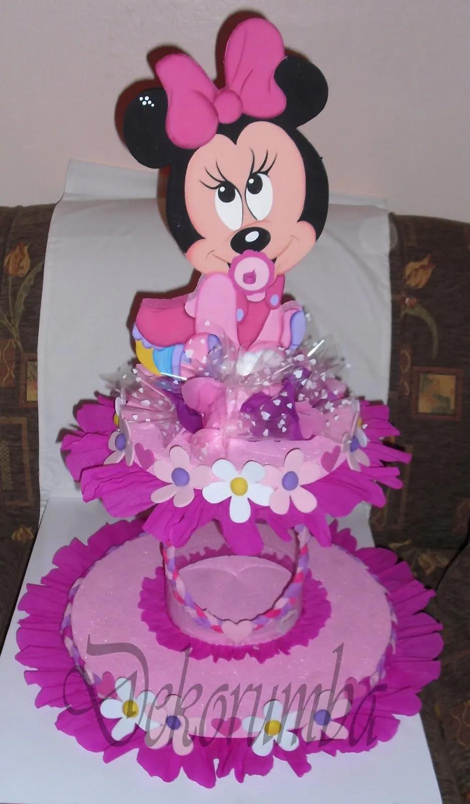 DekoRumba: Chupetero con dispensador - Minnie bebe