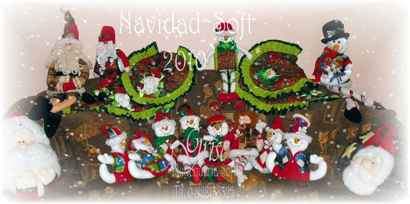 Dekorumba: Muñecos Soft de Navidad