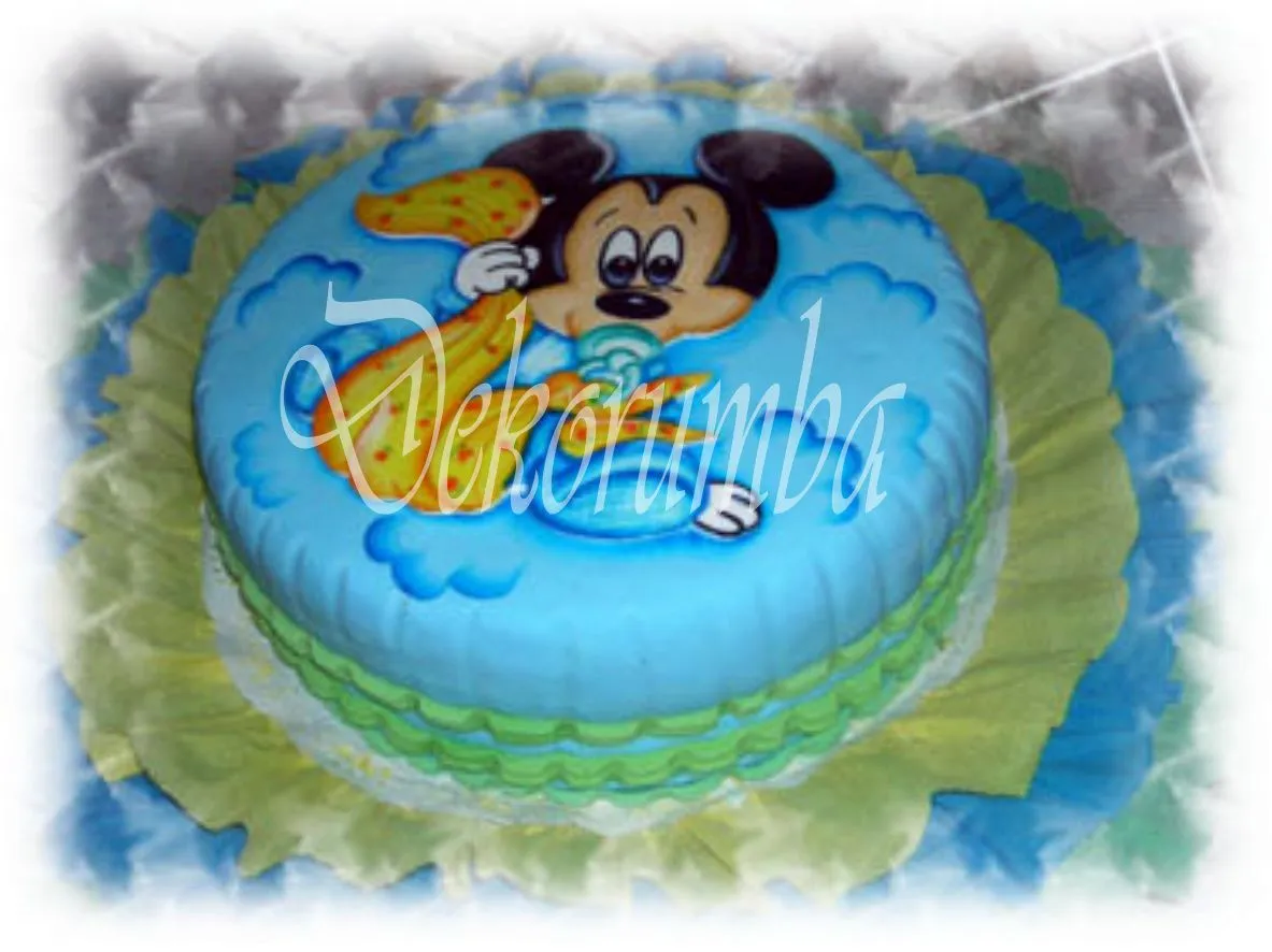 DekoRumba: Torta - Mickey Bebe DekoRumba: Torta - Mickey Bebe
