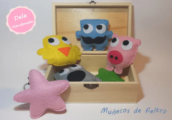 Dela Handmade: Muñecos de fieltro
