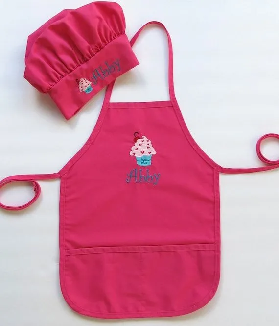 Delantal y gorro de Chef para niños por aTwinkleStar en Etsy Delantal y gorro de Chef para niños por aTwinkleStar en Etsy