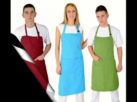 DELANTALES DE TRABAJO y COCINA - YouTube