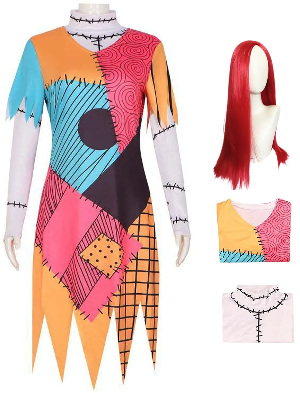 Deleventh Sally Disfraz Mujeres Cosplay Jack Skellington Esqueleto Novia Sally Camisa y Vestido con Peluca para Adulto Halloween Navidad Fiesta Carnaval Regalos Altura 150-180 cm : Amazon.es: Juguetes y juegos Deleventh Sally Disfraz Mujeres Cosplay Jack Skellington Esqueleto Novia Sally Camisa y Vestido con Peluca para Adulto Halloween Navidad Fiesta Carnaval Regalos Altura 150-180 cm : Amazon.es: Juguetes y juegos