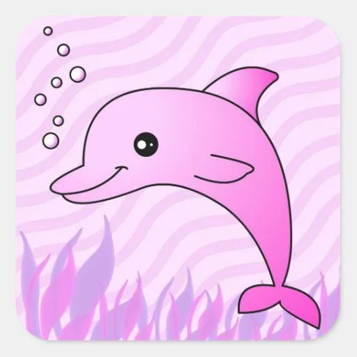 Delfin rosado dibujo - Imagui