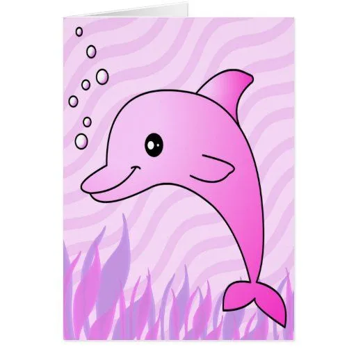 Dibujos de delfines rosados - Imagui