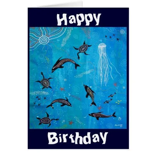 Delfín que soña la tarjeta de cumpleaños | Zazzle Delfín que soña la tarjeta de cumpleaños | Zazzle