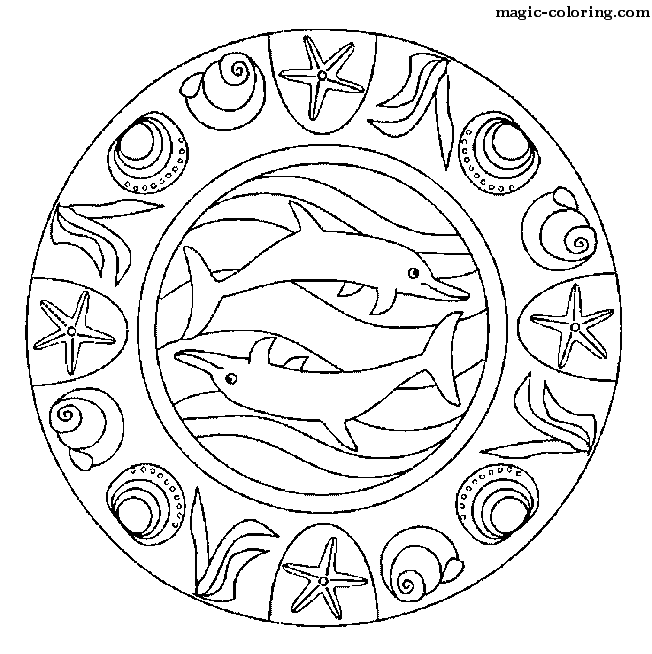 delfin | ZENTANGLE, DOODLE AND COLORING PAGES | Pinterest