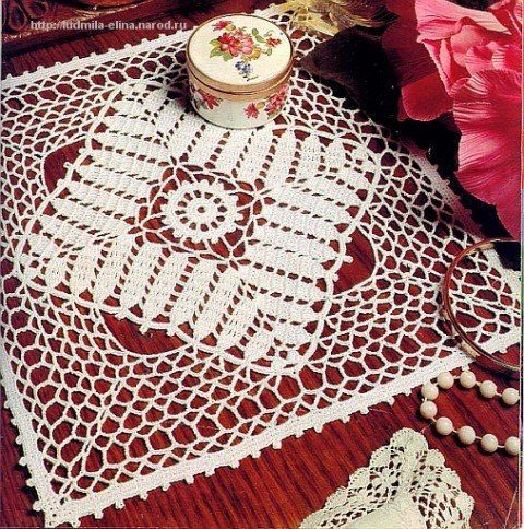 Delicadezas en crochet Gabriela: Carpeta cuadrada en ganchillo ... Delicadezas en crochet Gabriela: Carpeta cuadrada en ganchillo ...