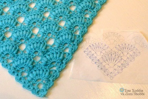 Delicadezas en crochet Gabriela: Chal con una bella puntada en crochet Delicadezas en crochet Gabriela: Chal con una bella puntada en crochet