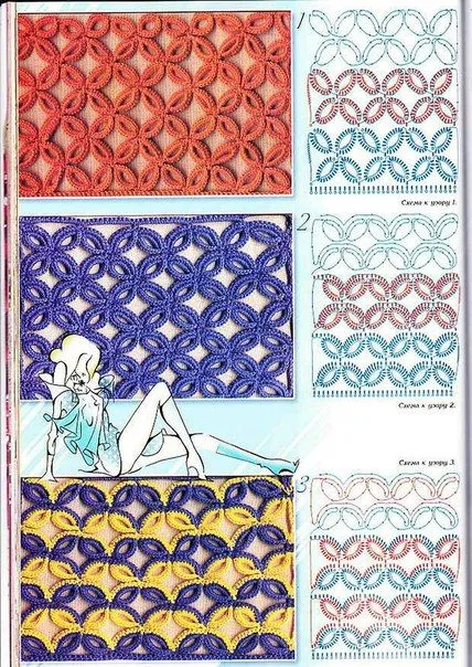 Delicadezas en crochet Gabriela: Nueva colección de puntos en ...