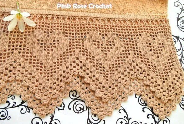 Delicadezas en crochet Gabriela: Hermoso diseño para toallas ... Delicadezas en crochet Gabriela: Hermoso diseño para toallas ...