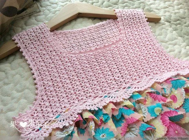 Delicadezas en crochet Gabriela: Vestido para niñas combinación de ... Delicadezas en crochet Gabriela: Vestido para niñas combinación de ...
