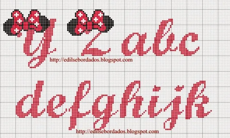 Delicado Cantinho: Gráficos Ponto Cruz "Monogramas Mickey e Minnie ... Delicado Cantinho: Gráficos Ponto Cruz "Monogramas Mickey e Minnie ...