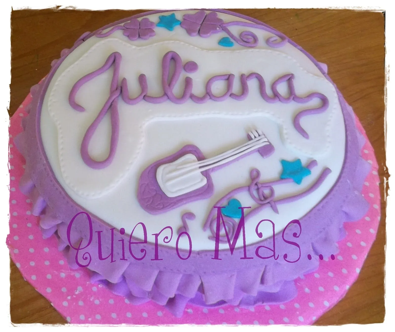 Delicias Quiero mas...: Tortas Violetta de Disney Delicias Quiero mas...: Tortas Violetta de Disney