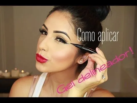 Como delinear tus ojos/ delineado de gato - YouTube Como delinear tus ojos/ delineado de gato - YouTube