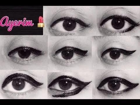 Como delinear tus ojos, Diferentes formas de delineado - Ayerim ... Como delinear tus ojos, Diferentes formas de delineado - Ayerim ...