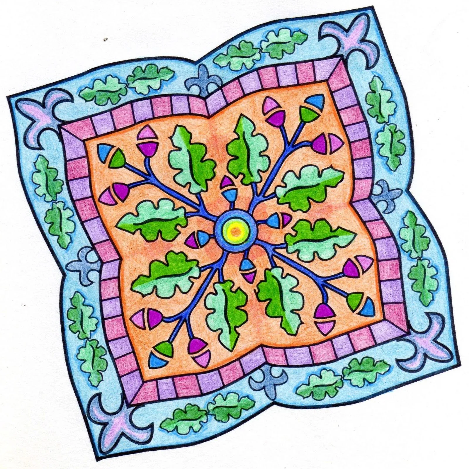 El delirio del Lirium*: Mandalas: pintando diseños ajenos 1