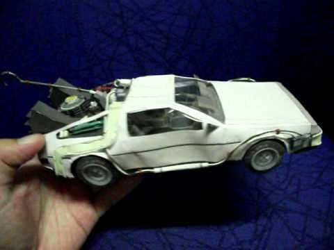 Delorean do filme De volta para o futuro pt 1em papel.AVI - YouTube