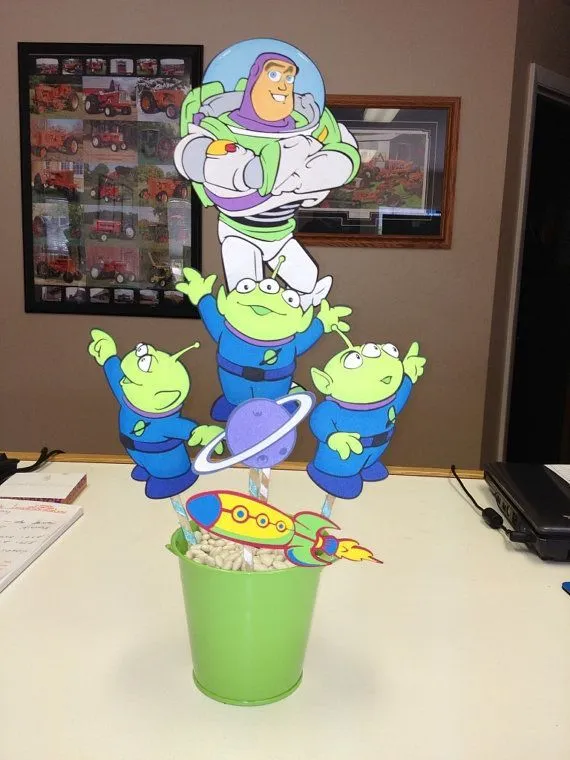 Delux Toy Story Buzz Lightyear Birthday Centerpiece | Birthday ... Delux Toy Story Buzz Lightyear Birthday Centerpiece | Birthday ...