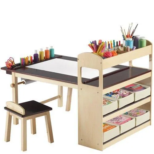 Deluxe Art Center, mesa escritorio para niños artistas - Paperblog
