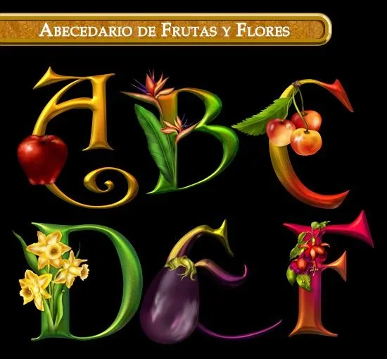DemoGalery: Abecedario Frutas y Flores PNG [ DemoGalery: Abecedario Frutas y Flores PNG [