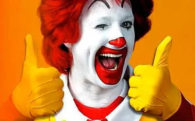 Dibujo de ronald mcdonald - Imagui