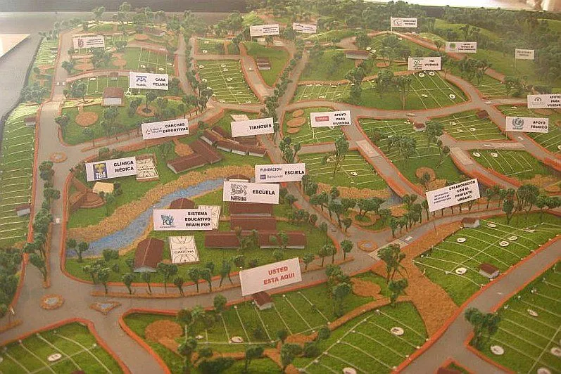 Comunidad rural maqueta - Imagui