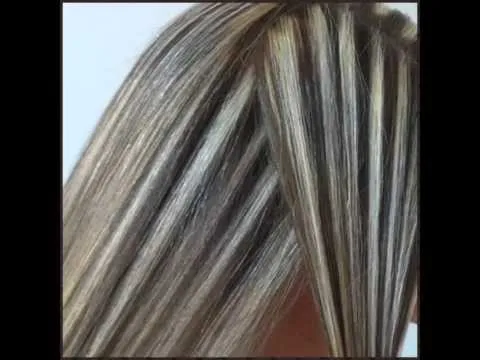 Antes e Depois Mechas Platinadas e Paginadas. - YouTube