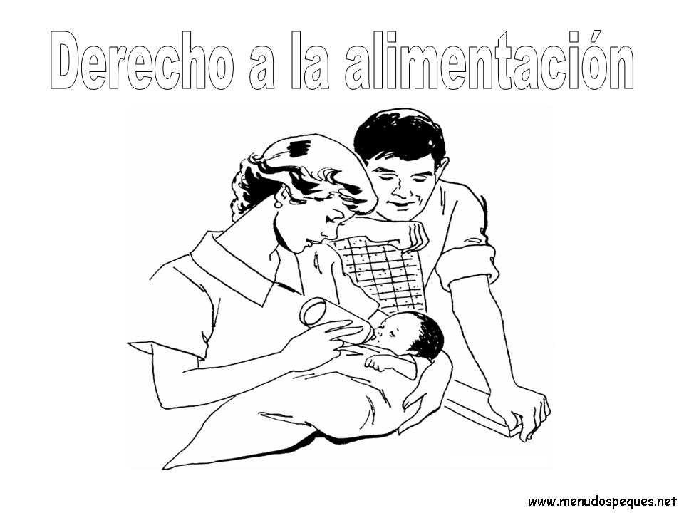 Derecho a la alimentación - Dibujos día del niño Derecho a la alimentación - Dibujos día del niño