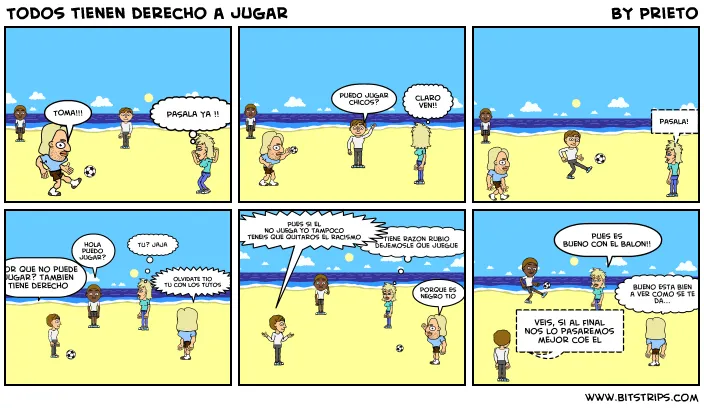 Todos tienen derecho a jugar - Bitstrips