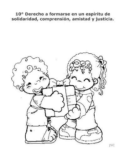 Derecho de solidaridad para colorear - Imagui
