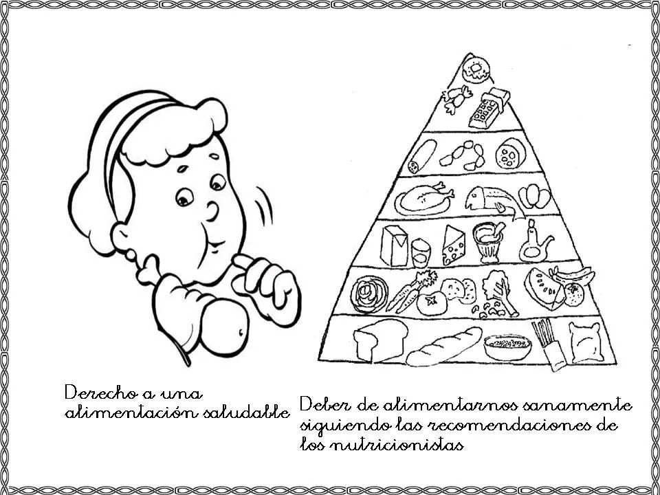 Derechos Humanos: Derecho a la Alimentacion para colorear ... Derechos Humanos: Derecho a la Alimentacion para colorear ...