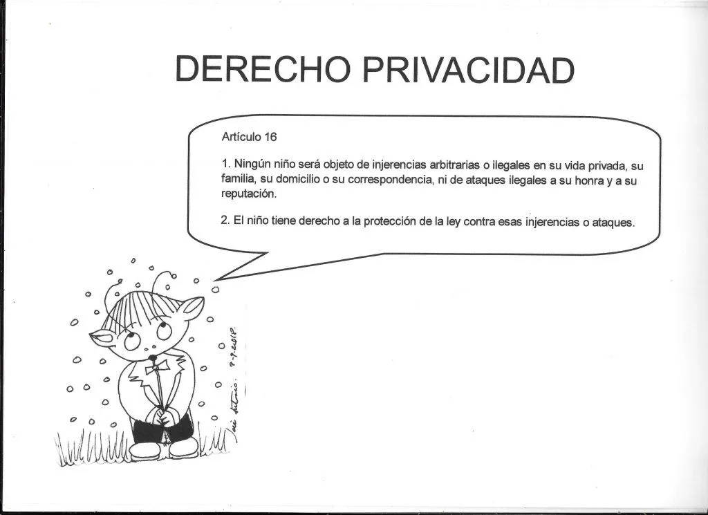Derechos de la Infancia para Colorear - Universo y Vuelta