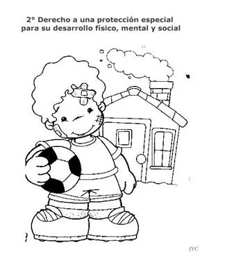 Derechos del niño para colorear | Jugar y colorear Derechos del niño para colorear | Jugar y colorear