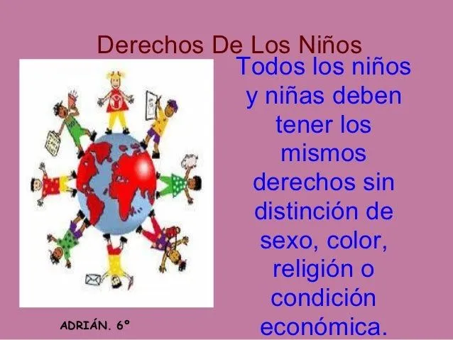 Lemas sobre los derechos del niño - Imagui