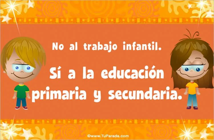 Los derechos de los niños, tarjetas con los derechos de los niños Los derechos de los niños, tarjetas con los derechos de los niños