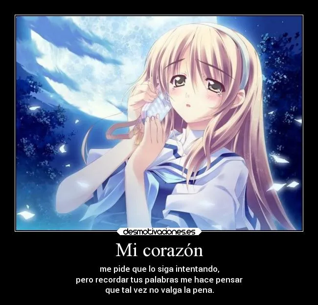 Imagenes de desamor animes - Imagui