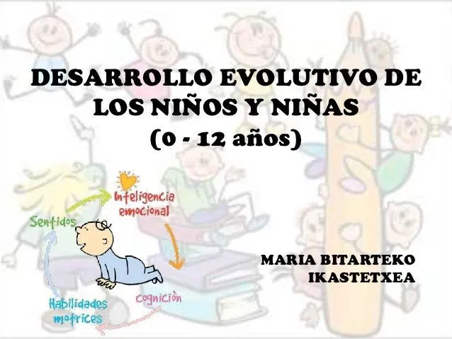 Desarrollo evolutivo de los niños y niñas 0-12 años Desarrollo evolutivo de los niños y niñas 0-12 años