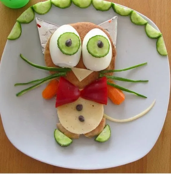 Desayunos para niños con figuras divertidas ~ cositasconmesh Desayunos para niños con figuras divertidas ~ cositasconmesh